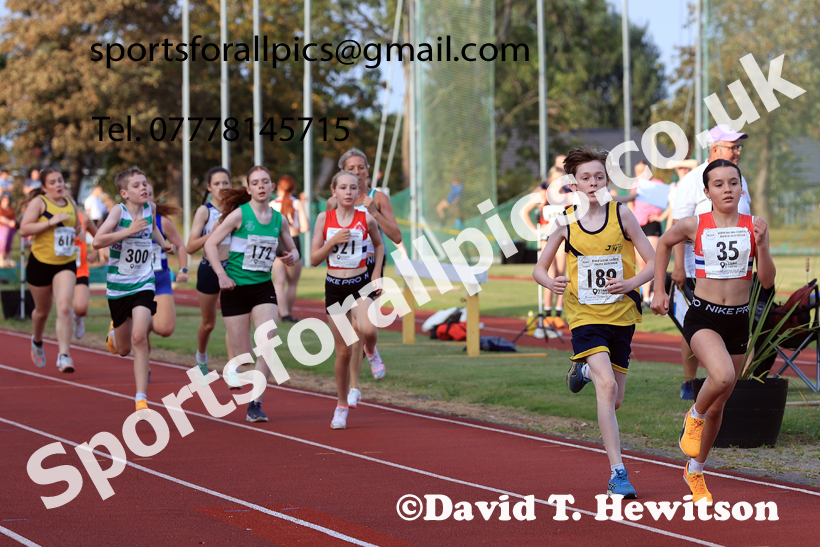 800 metres, 2025 NEGP No 6 Monkton, Wednesday, August 13th.  Photo: David T. Hewitson/Sports for All Pics